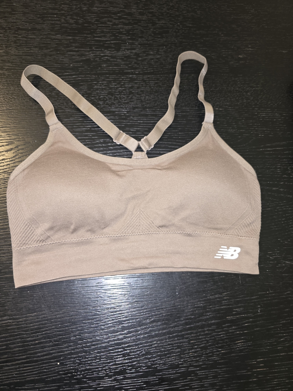 New Balance Women's Seamless Light Support Sports Bra - Taupe
